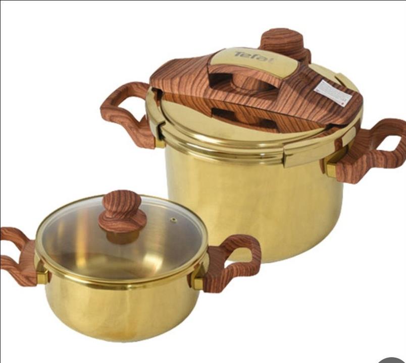 زودپز تفال 2 قلو طلایی